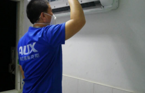 湖北黄石医疗系统已经装上了奥克斯第二批机芯可拆洗空调